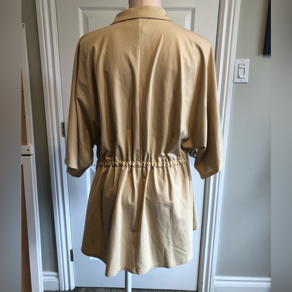 MarlaWynne Button Front Drawstring Shirt Jacket - Picture 5 of 8